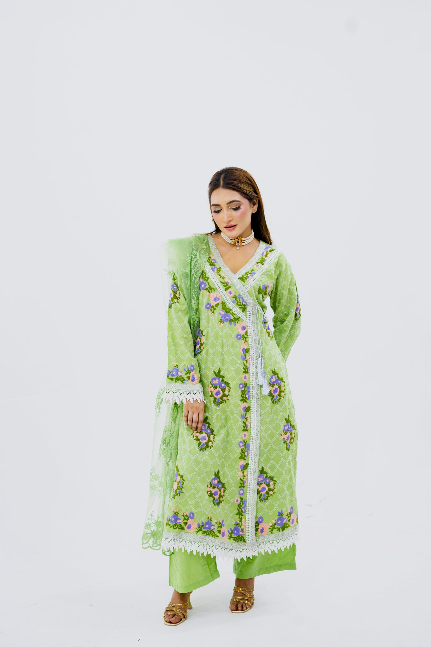 Angrakha hand embroidery