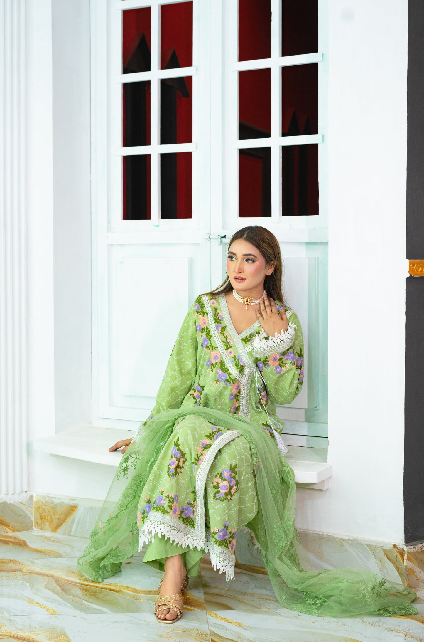 Angrakha hand embroidery