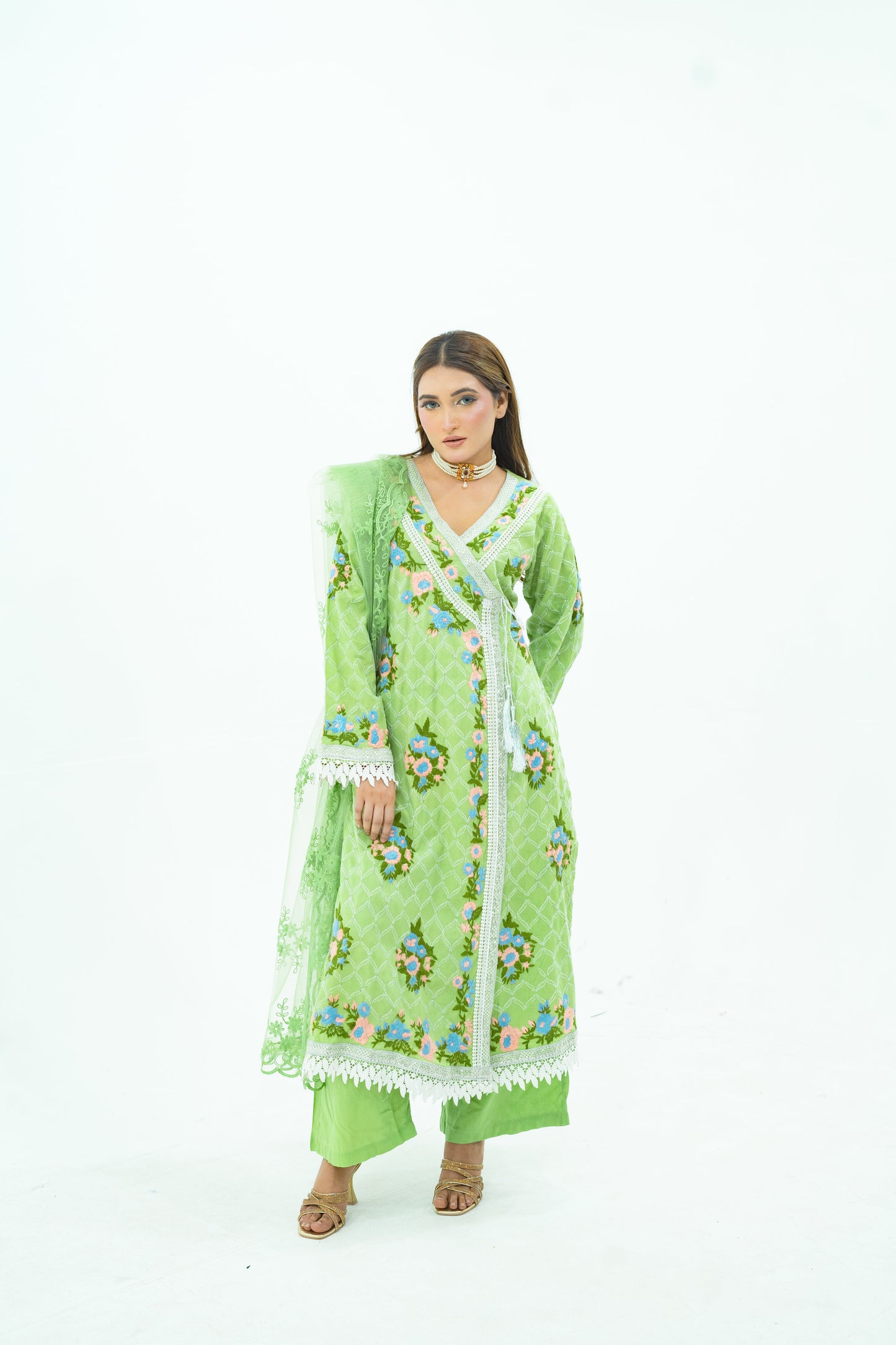 Angrakha hand embroidery