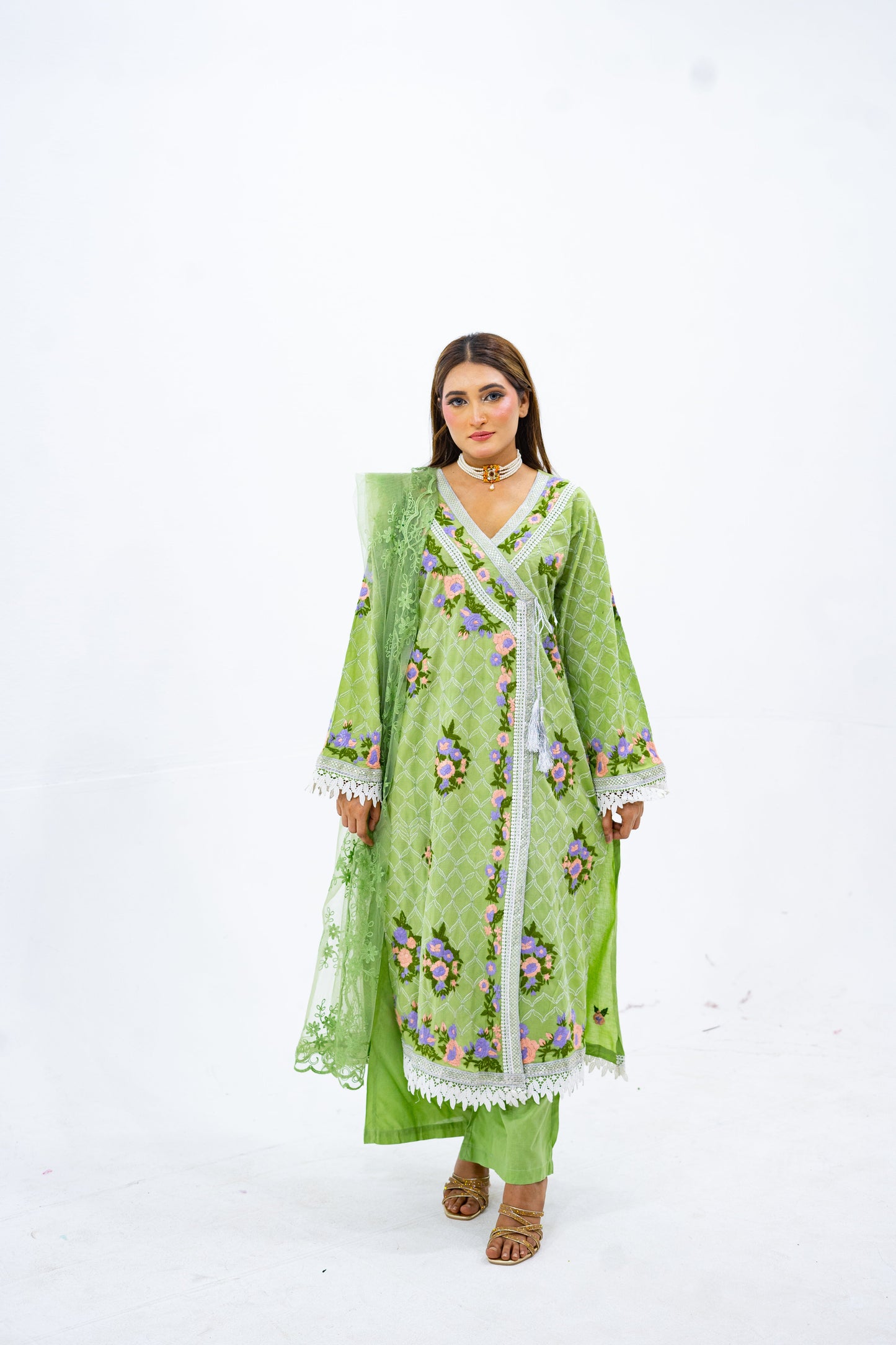 Angrakha hand embroidery