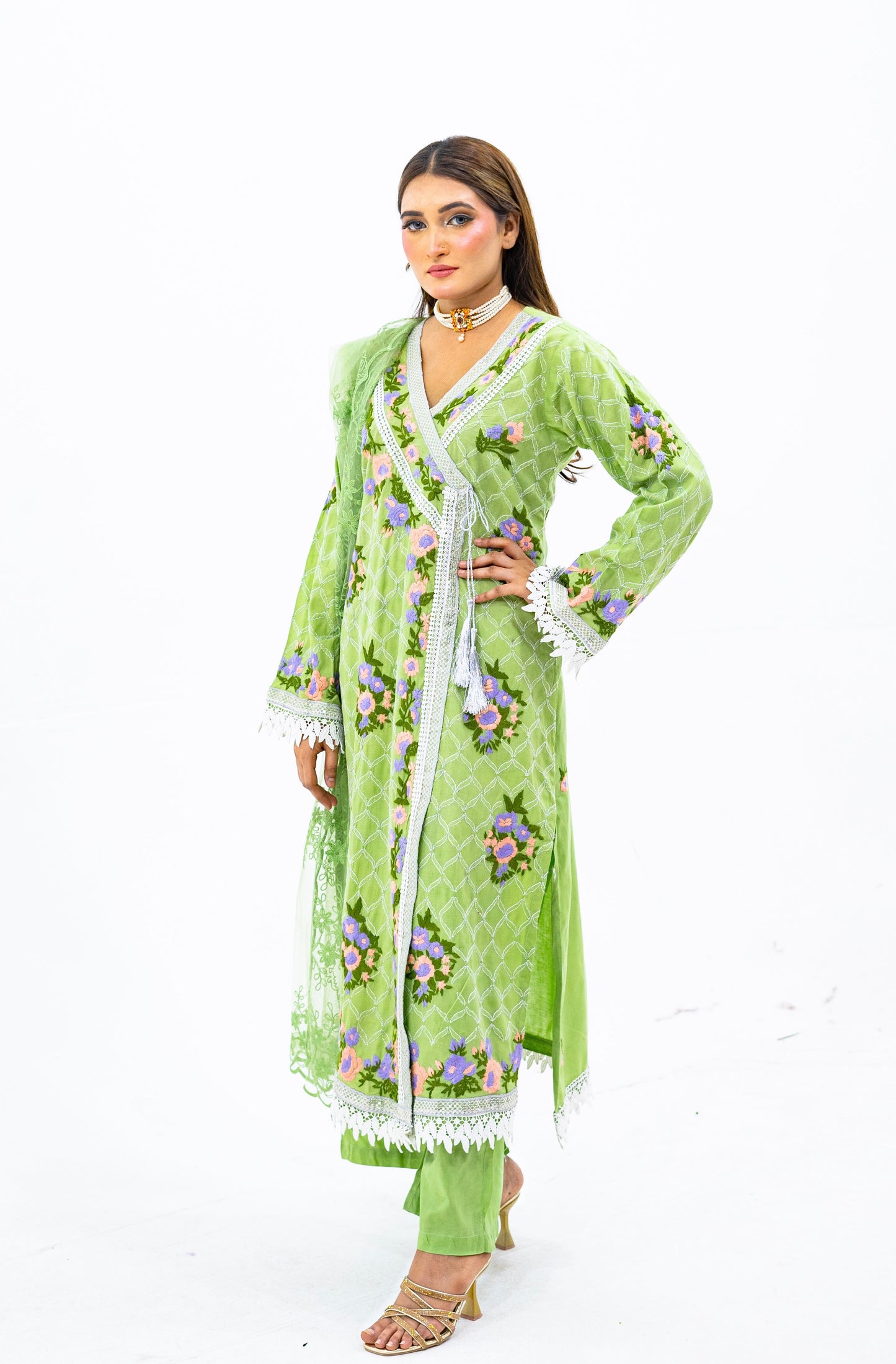Angrakha hand embroidery