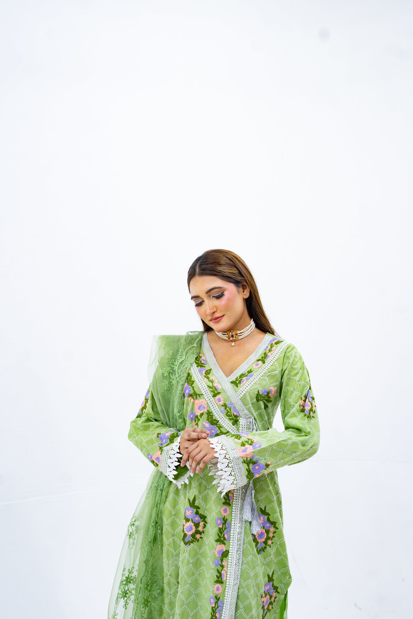 Angrakha hand embroidery